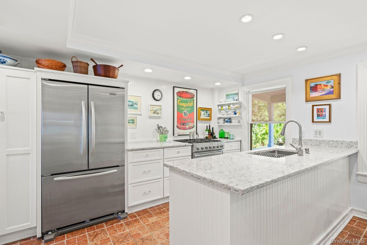 Interior, Kitchen, Recessed Lighting, Stainless Steel Appliances