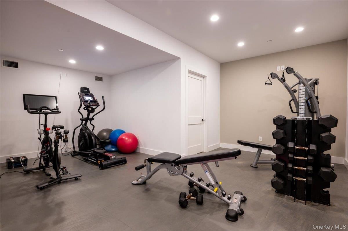 Fitness Equipment, Interior, Recessed Lighting