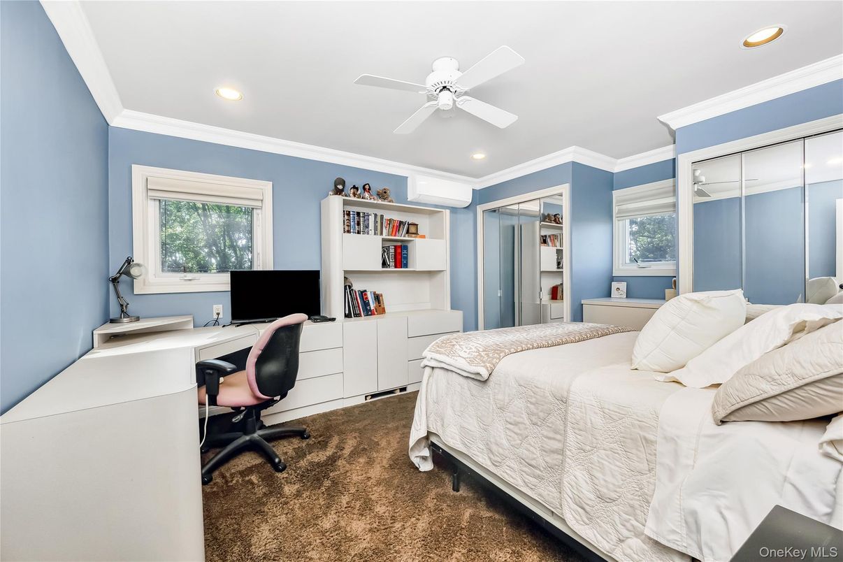 Bedroom, Home Office, Interior, Recessed Lighting
