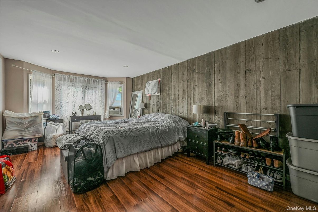 Bedroom, Interior, Wood Texture Flooring, Wooden Walls