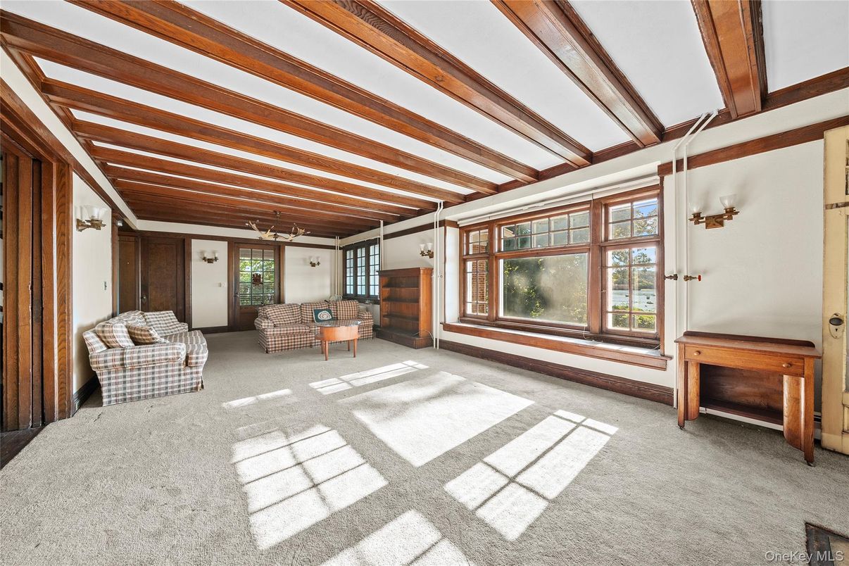 Interior, Wooden Beams