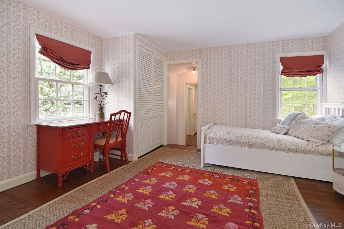 Bedroom, Home Office, Interior, Wood Texture Flooring