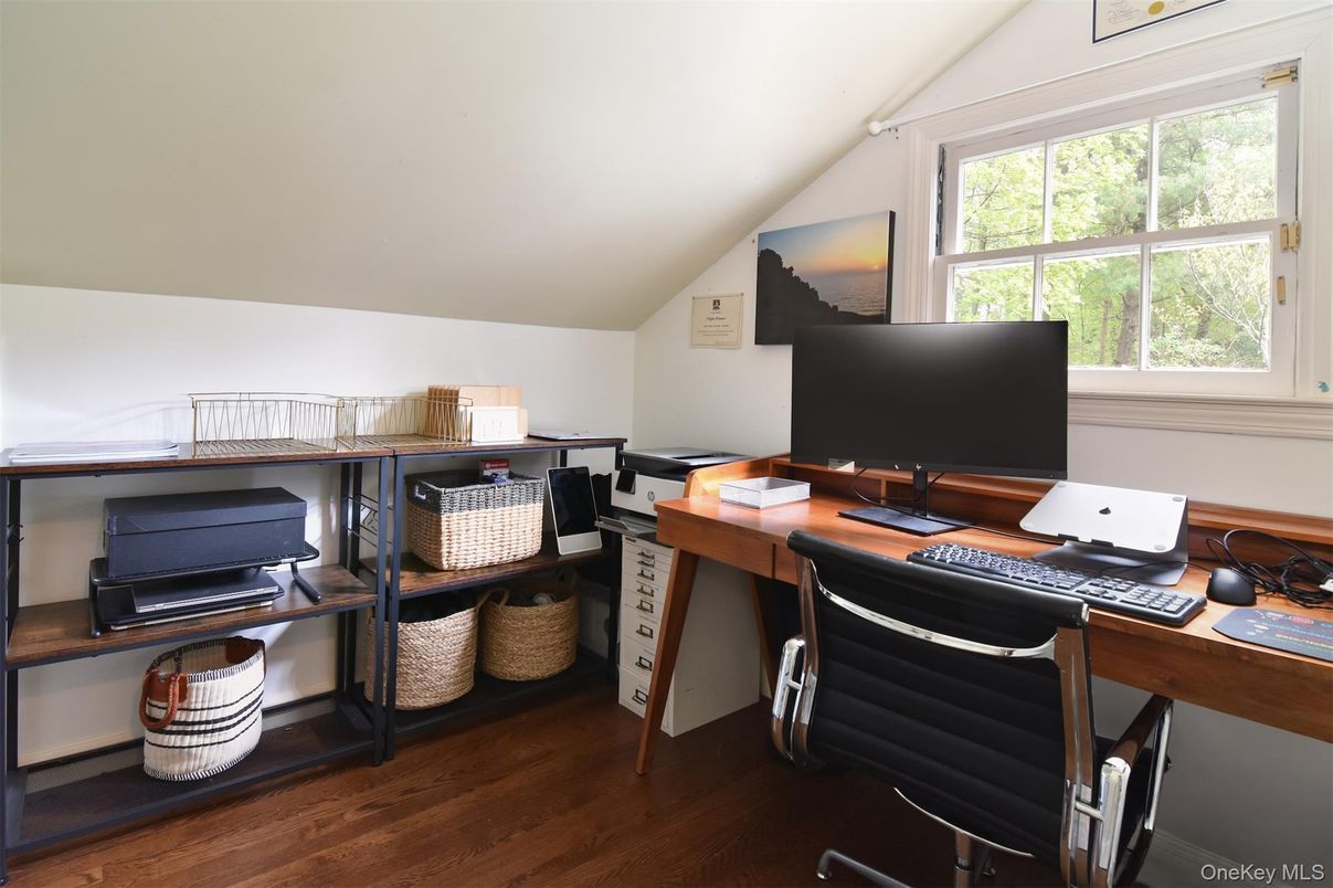 Home Office, Interior, Wood Texture Flooring