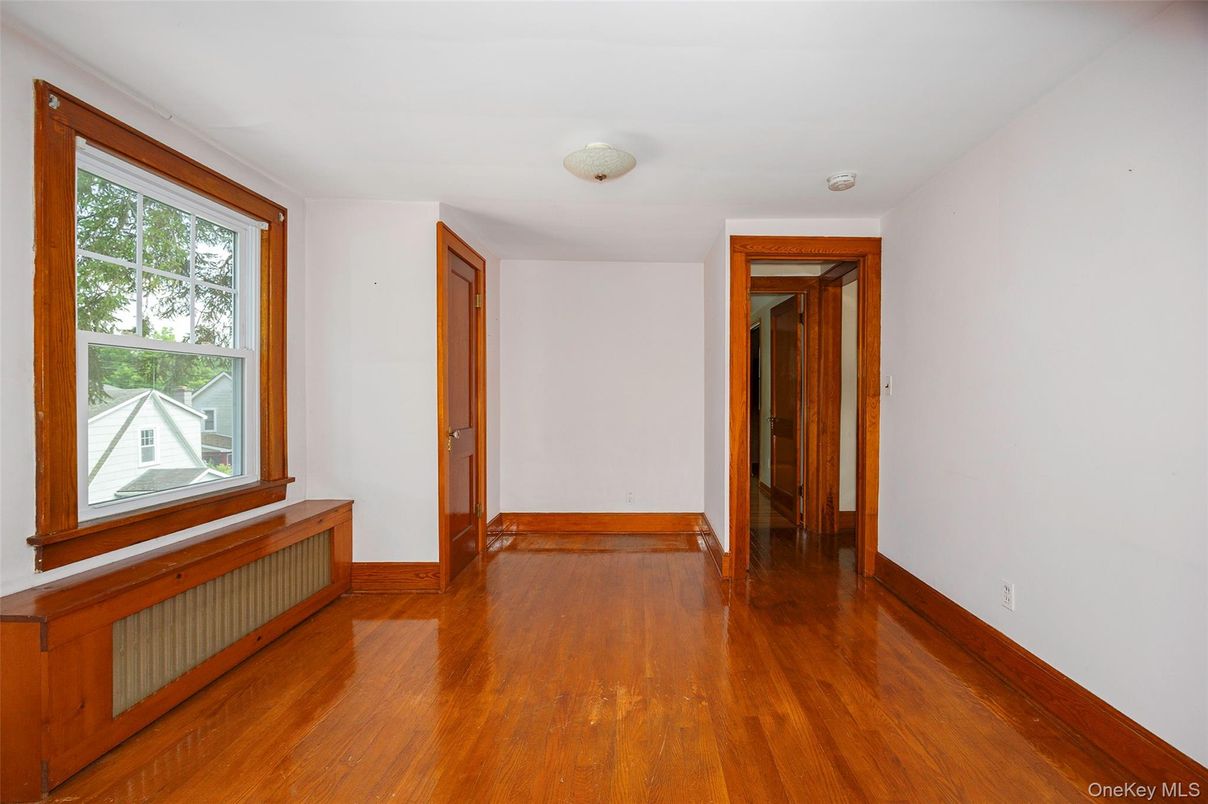 Empty room, Interior, Wood Texture Flooring