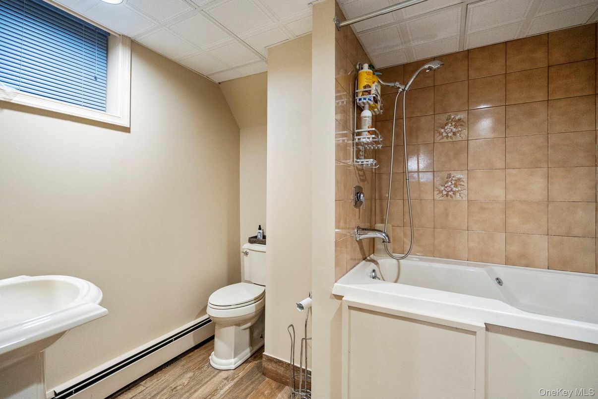 Bathroom, Interior, Wood Texture Flooring