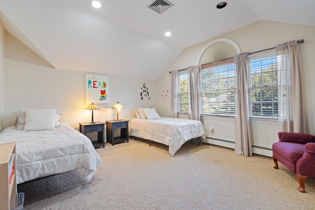 Bedroom, Interior, Recessed Lighting