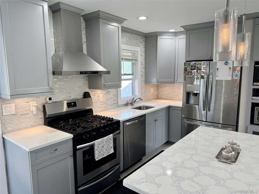 Interior, Kitchen, Recessed Lighting, Stainless Steel Appliances
