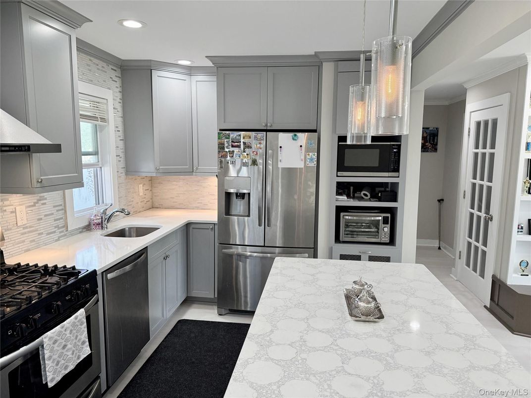 Interior, Kitchen, Recessed Lighting, Stainless Steel Appliances