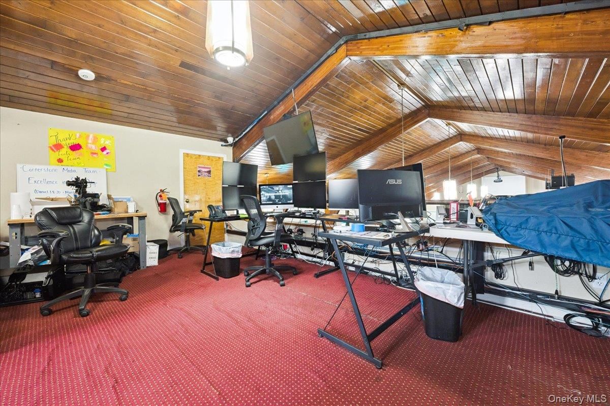 Home Office, Interior, Wooden Beams, Wooden Ceilings