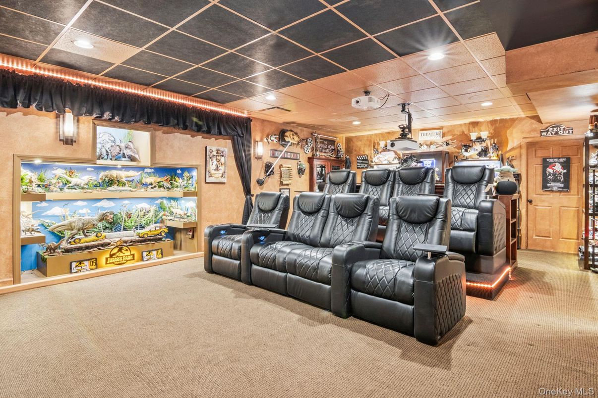 Home Theatre Room, Interior, Recessed Lighting, Theatre Room
