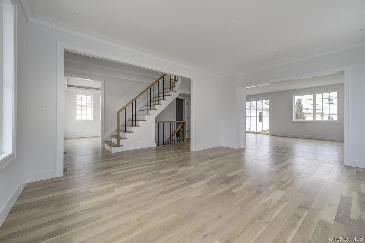 Empty room, Interior, Wood Texture Flooring
