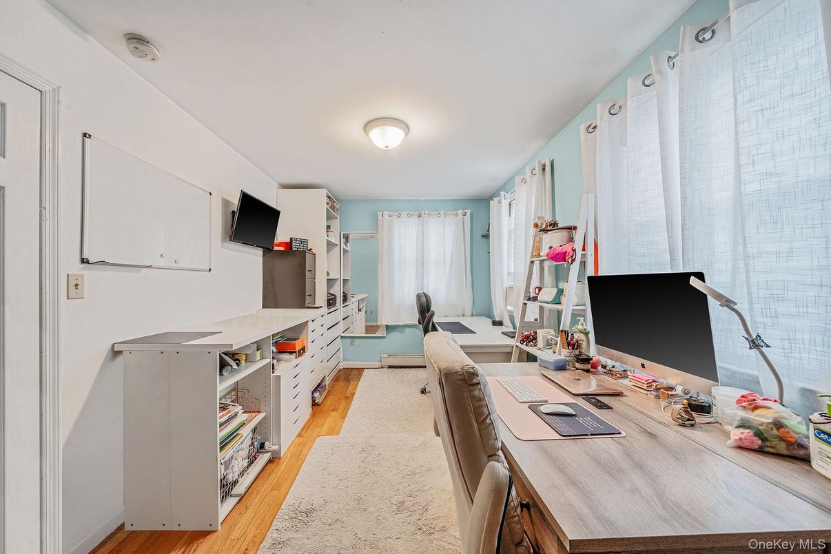 Home Office, Interior, Wood Texture Flooring