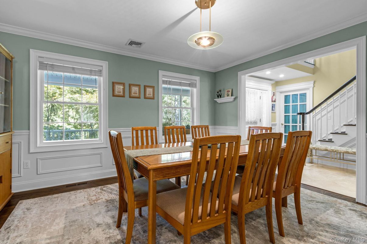Dining room, Interior, Pendant Lights