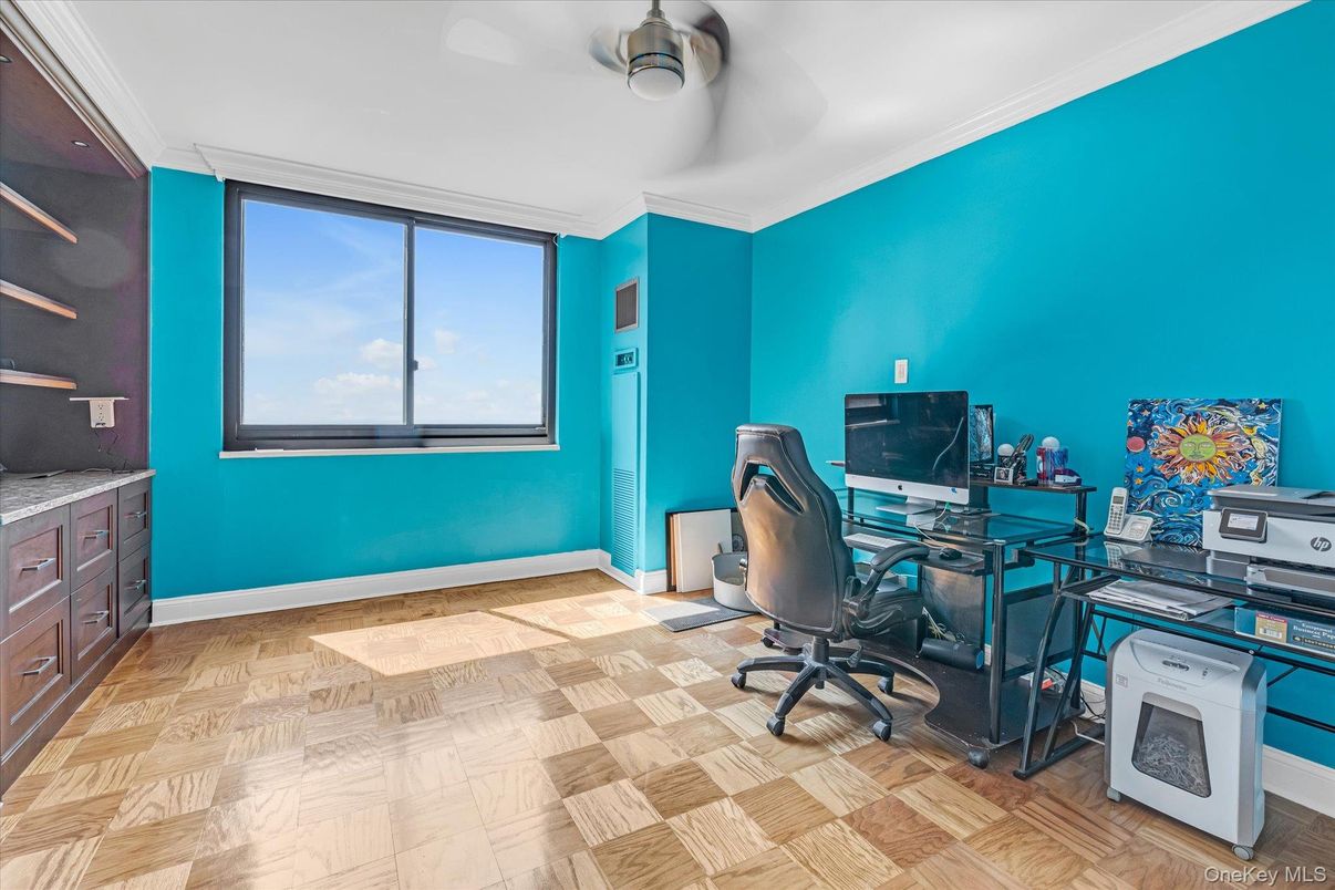 Home Office, Interior, Wood Texture Flooring