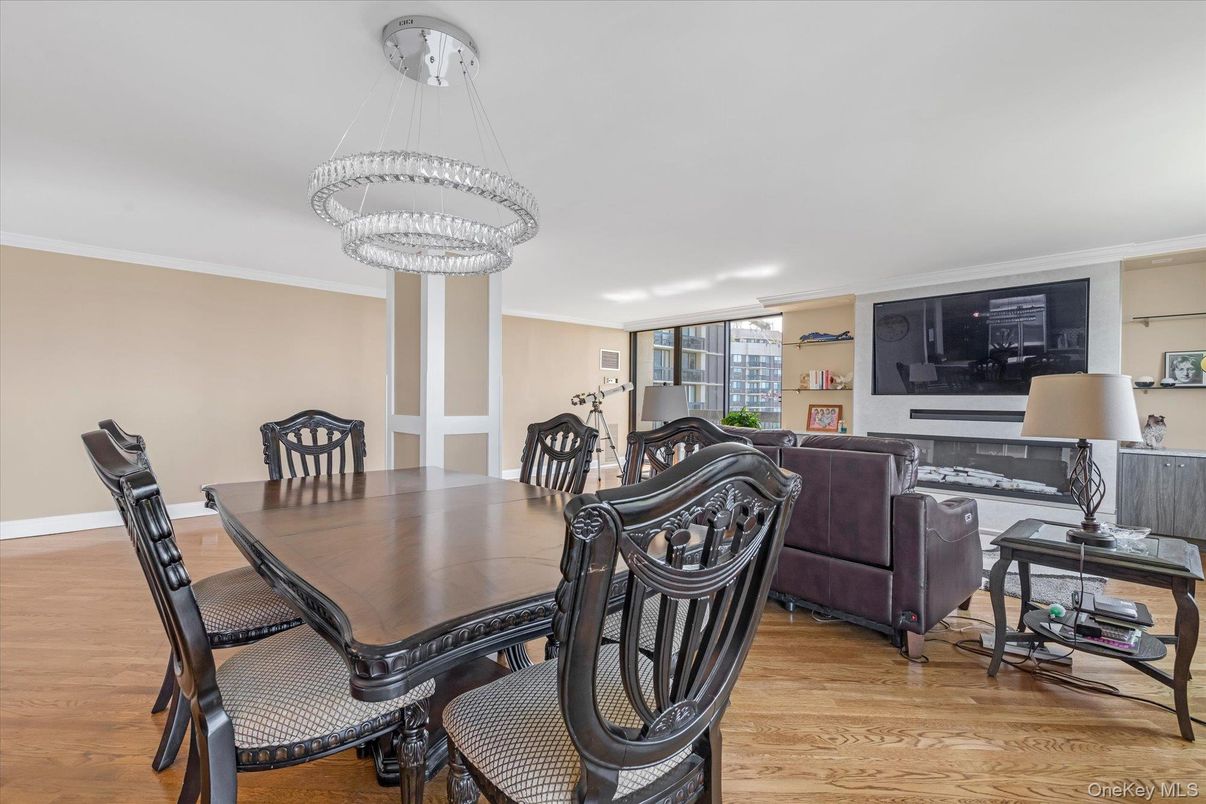 Chandelier, Dining room, Interior, Living room, Wood Texture Flooring