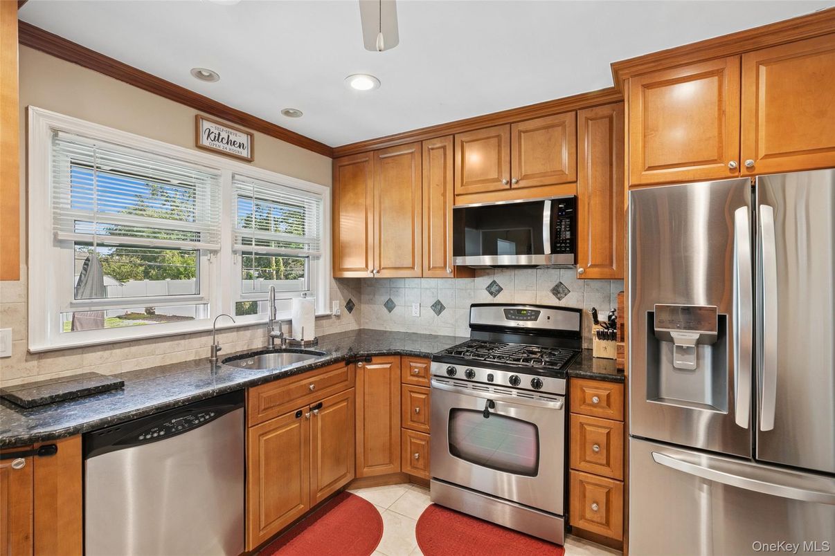 Interior, Kitchen, Recessed Lighting, Stainless Steel Appliances