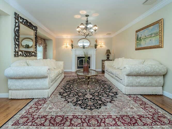 Chandelier, Fireplace, Interior, Living room, Wood Texture Flooring