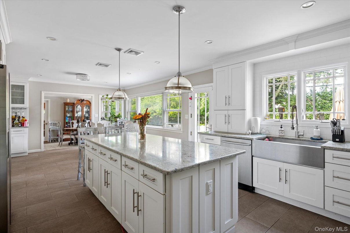Dining room, Interior, Kitchen, Pendant Lights, Recessed Lighting