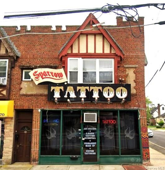 Exterior, Facade, Brick Facade, Tudor Revival