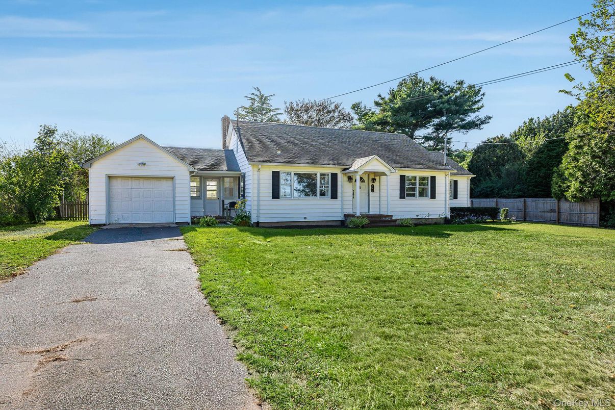 Attached, Backyard, Detached Garage, Exterior, Facade, Cape Cod