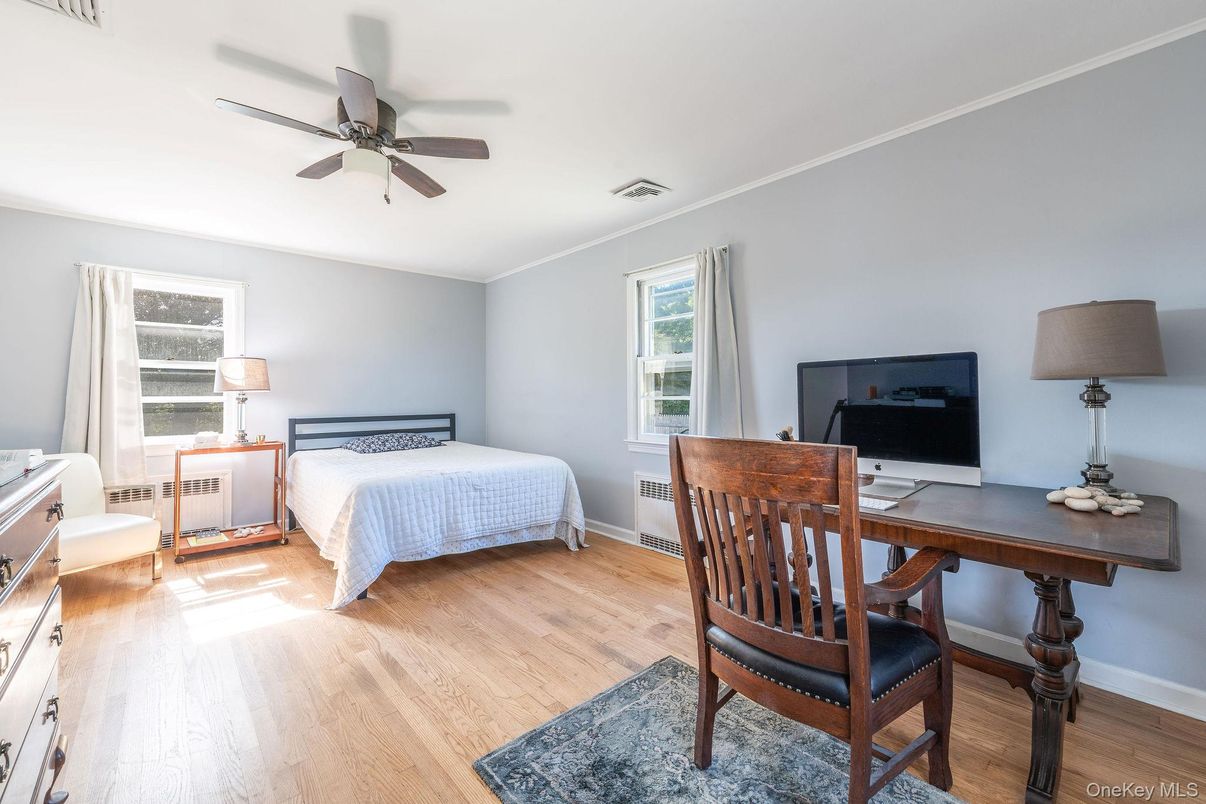 Bedroom, Home Office, Interior, Wood Texture Flooring