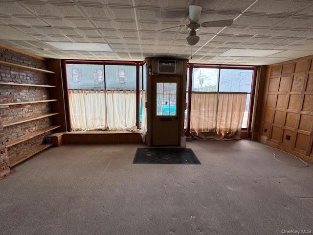 Empty room, Interior, Wooden Walls