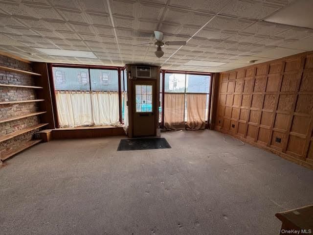 Empty room, Interior, Wooden Walls