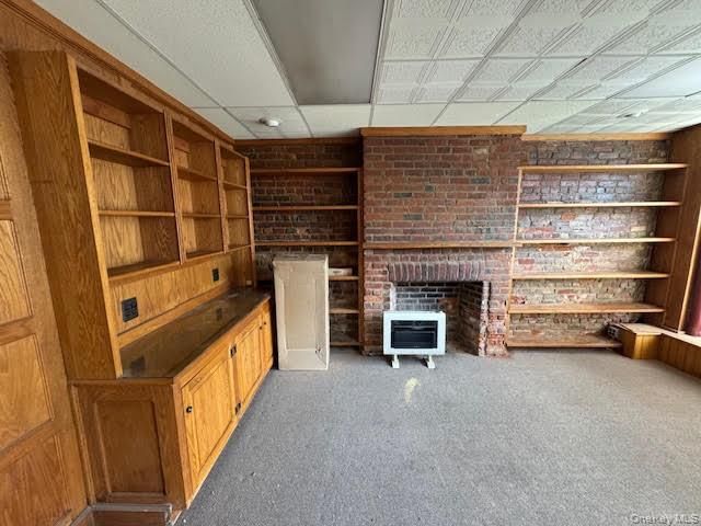 Fireplace, Interior, Stone Walls