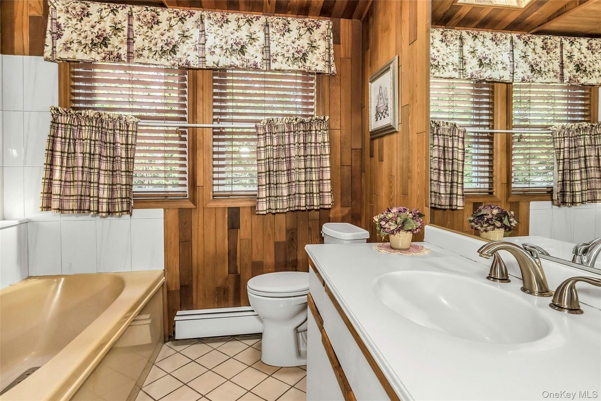 Bathroom, Interior, Wooden Walls