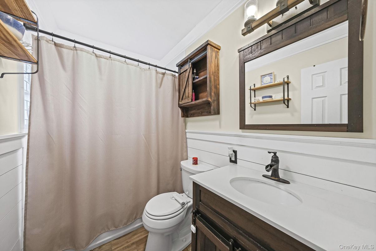 Bathroom, Interior, Wood Texture Flooring