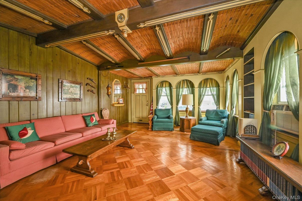 Interior, Living room, Wooden Beams, Wooden Ceilings, Wood Texture Flooring, Wooden Walls