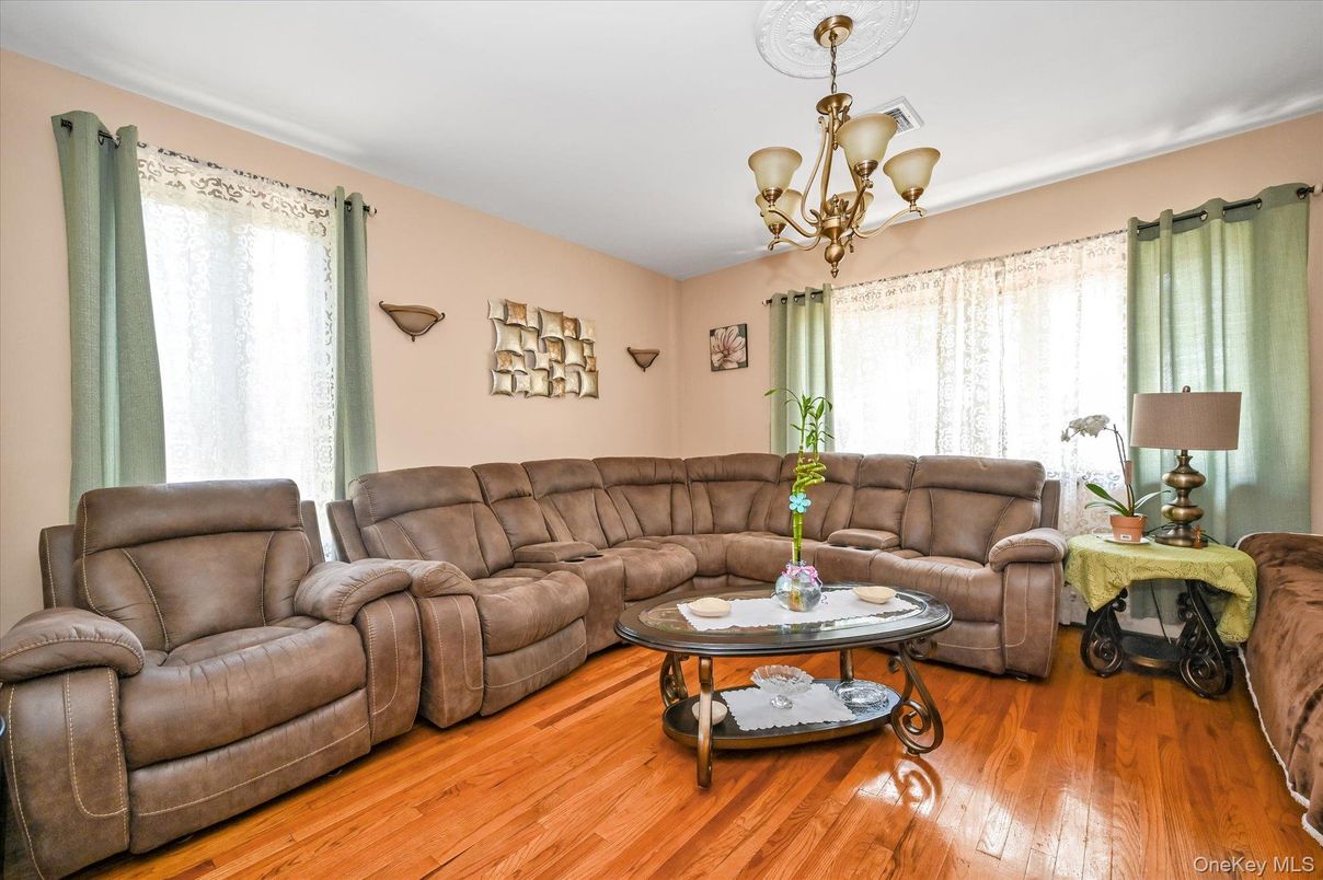 Chandelier, Interior, Living room, Wood Texture Flooring
