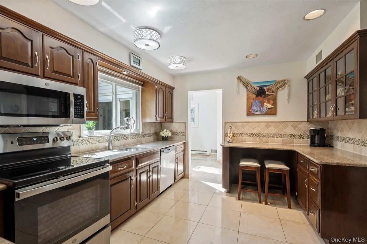 Interior, Kitchen, Recessed Lighting, Stainless Steel Appliances