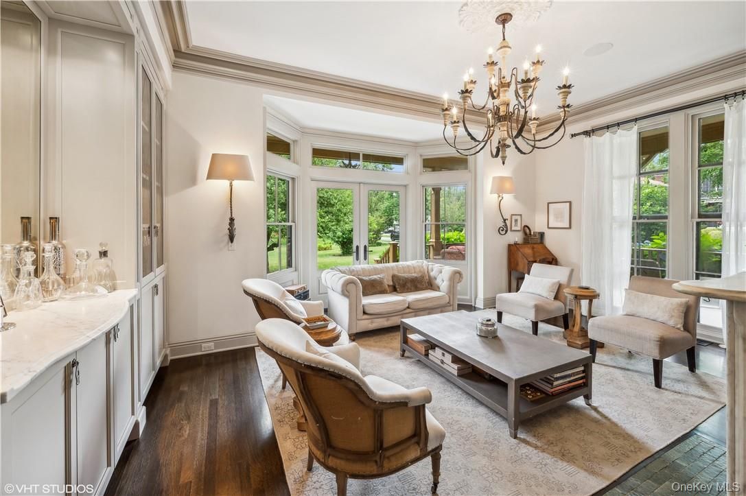 Chandelier, Interior, Living room, Wood Texture Flooring