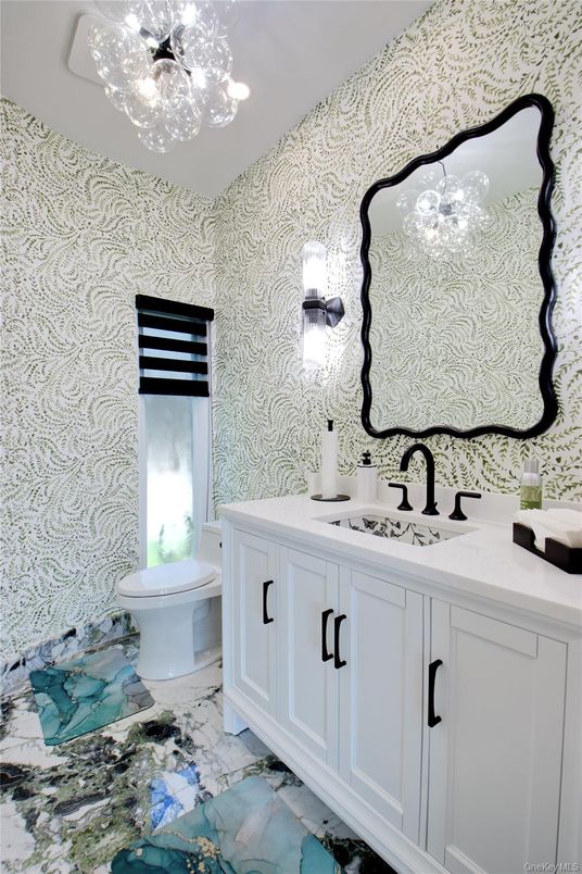 Bathroom, Dual Sink Vanities, Interior, Marble
