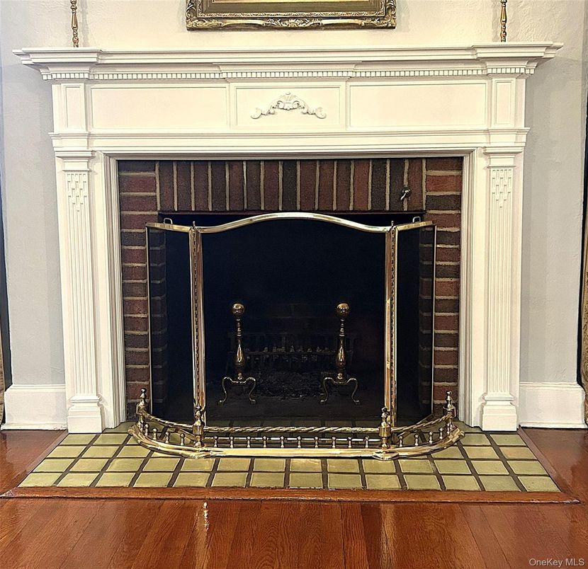 Fireplace, Interior, Wood Texture Flooring