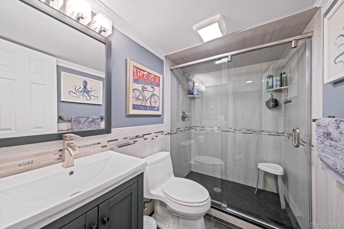 Bathroom, Glass Shower, Interior