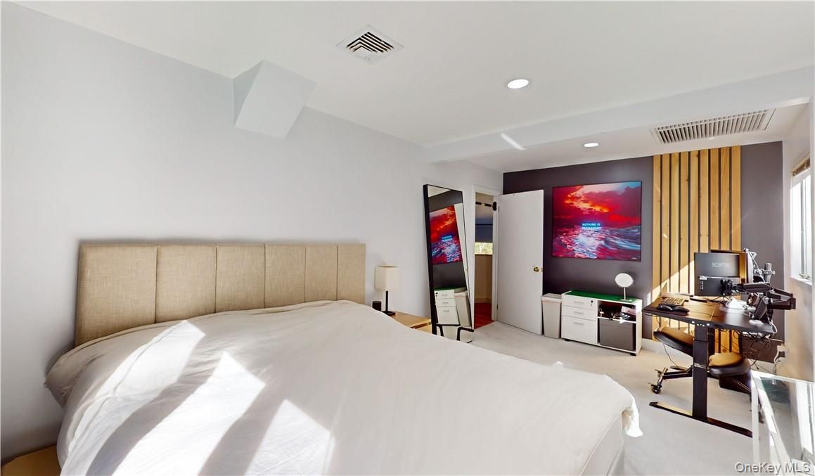 Bedroom, Home Office, Interior, Recessed Lighting