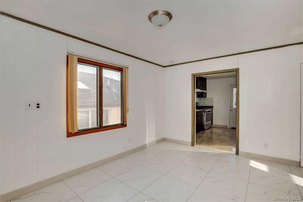 Empty room, Interior, Kitchen, Stainless Steel Appliances