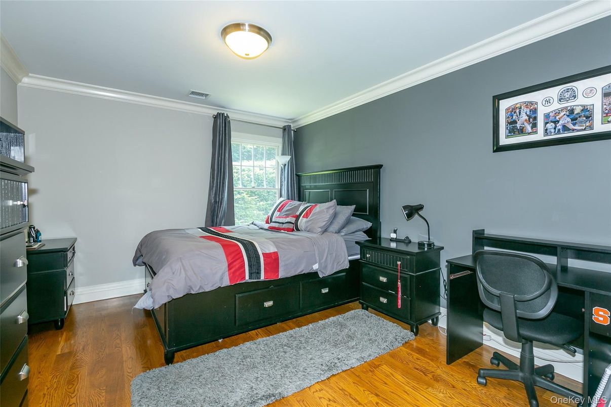 Bedroom, Home Office, Interior, Wood Texture Flooring