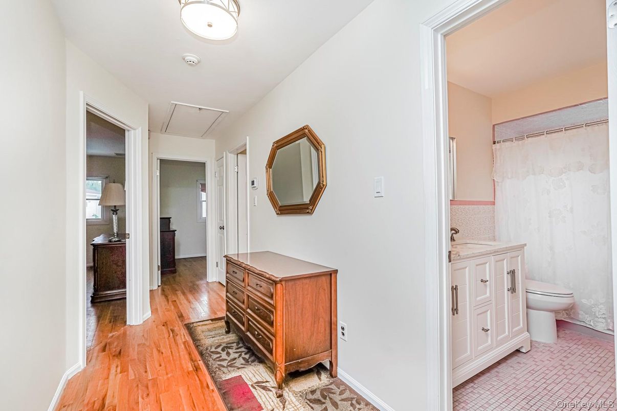 Bathroom, Interior, Wood Texture Flooring