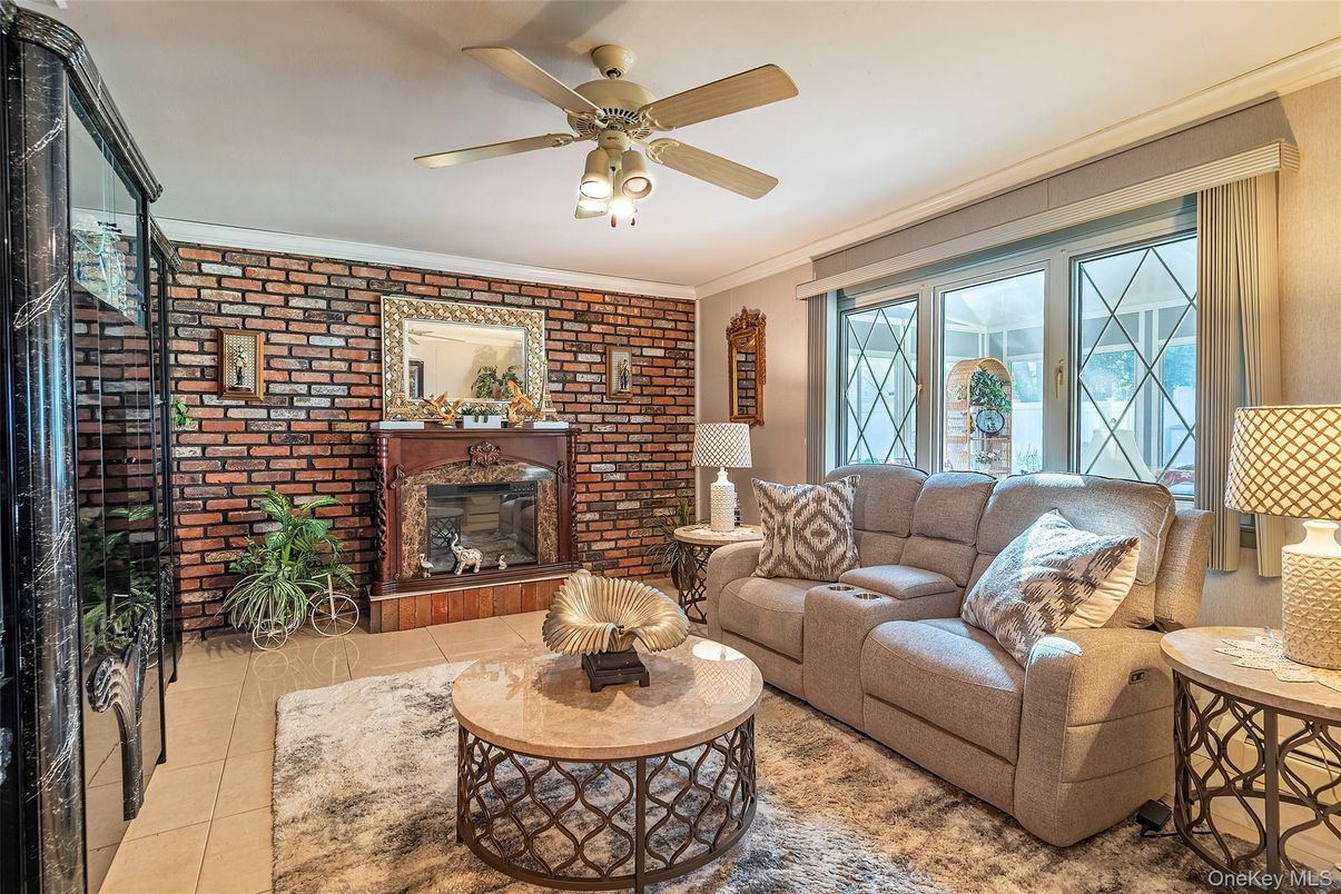Fireplace, Interior, Living room, Stone Walls