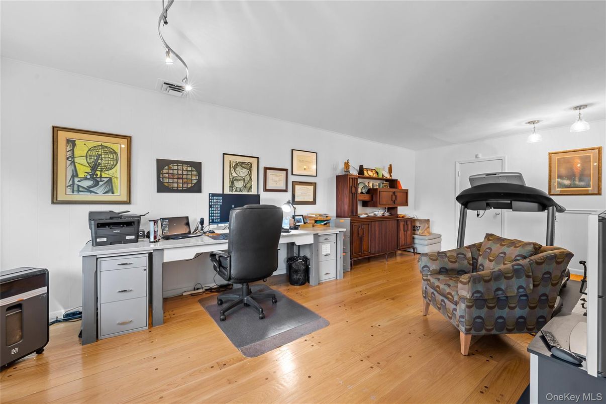 Home Office, Interior, Wood Texture Flooring