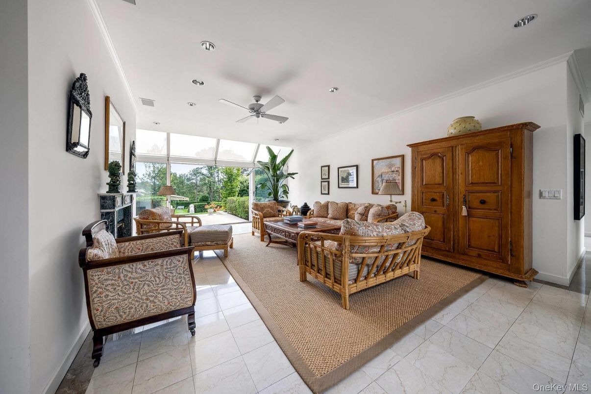 Interior, Living room, Marble, Recessed Lighting