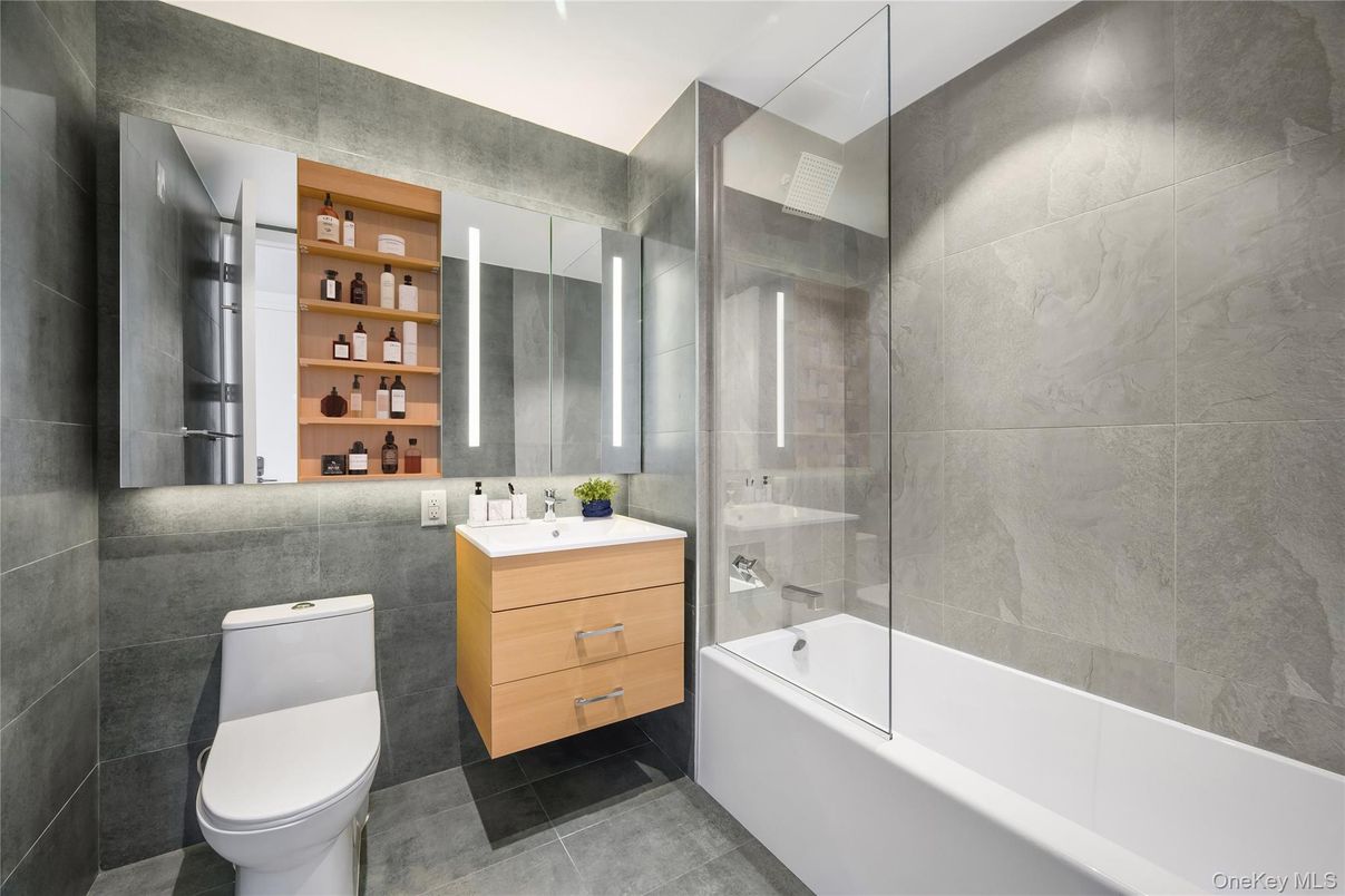 Bathroom, Glass Shower, Interior