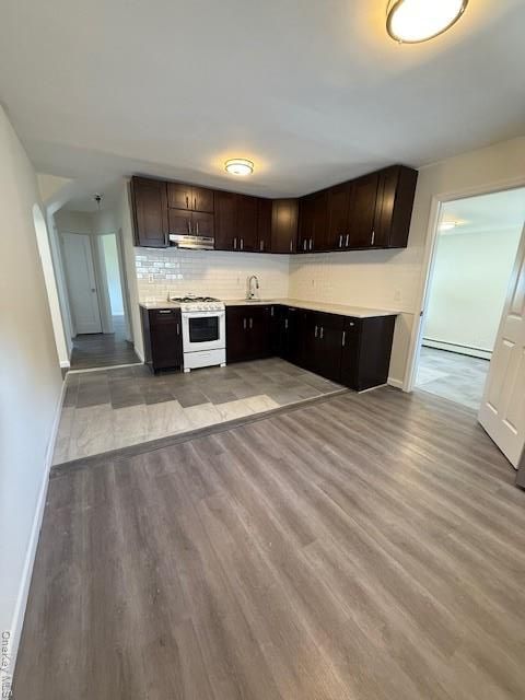 Interior, Kitchen, Wood Texture Flooring