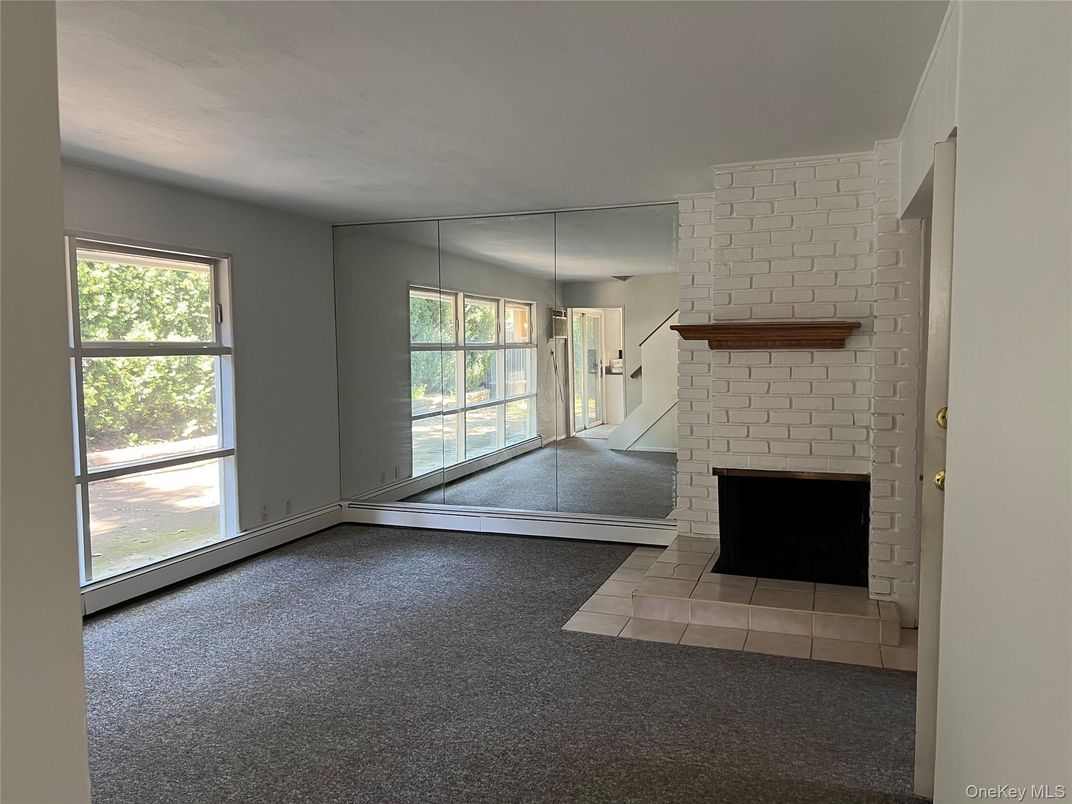 Empty room, Fireplace, Interior, Stone Walls