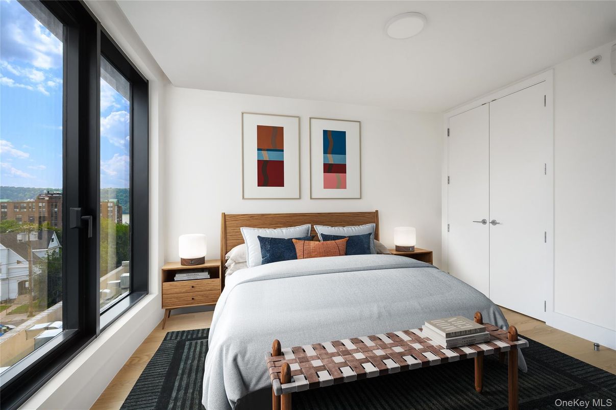 Bedroom, Interior, Water, Wood Texture Flooring