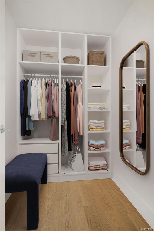 Interior, Walk-in Closets, Wood Texture Flooring