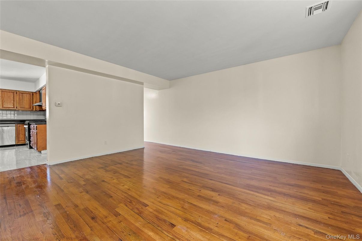 Empty room, Interior, Kitchen, Wood Texture Flooring